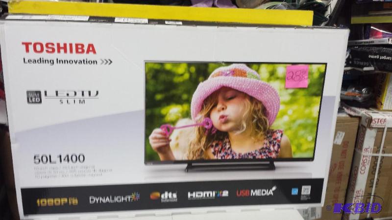 lot 283 image: Toshiba 50 LED TV for Parts