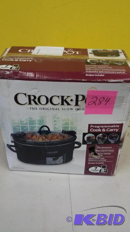 lot 284 image: Crock Pot 7 Qt