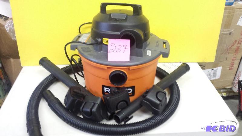 lot 287 image: Ridgid WD0670 Wet and Dry Vac