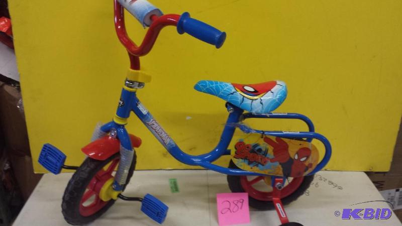 lot 289 image: Kids Spidermann Bike