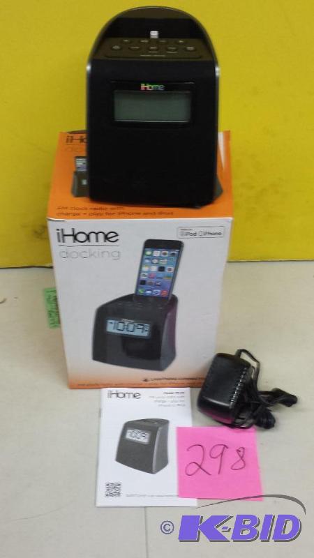 lot 298 image: iHome Docking station Ipad Iphone or Ipod