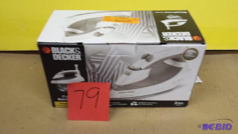 lot 79 image: Black & Decker Iron