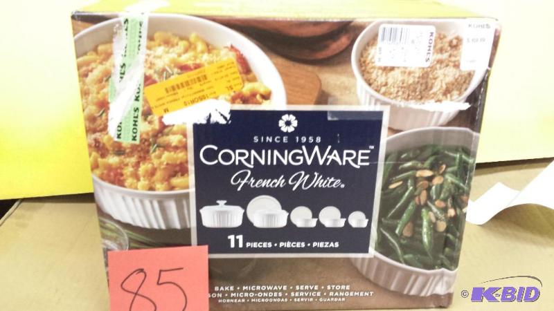 lot 85 image: Corningware 11 piece