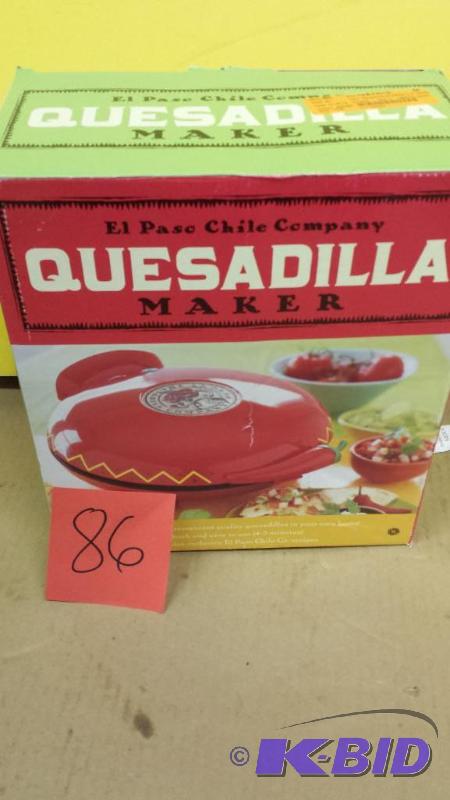 lot 86 image: Quesadilla Maker