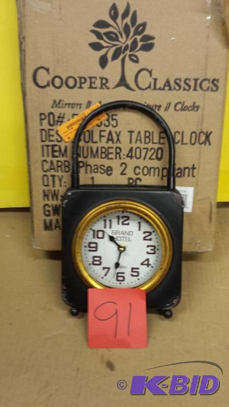 lot 91 image: Cooper Classic Clock
