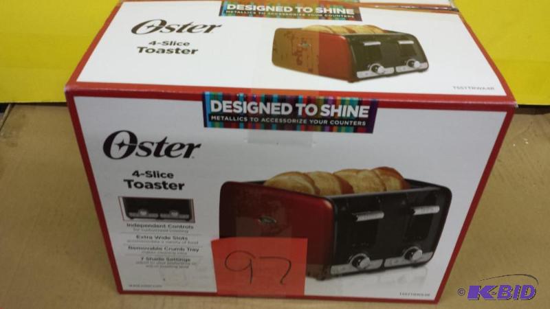 lot 97 image: Oster 4 slice toaster