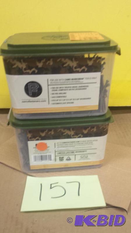 lot 98 image: Lot of 2 Buckets of Camofasteners