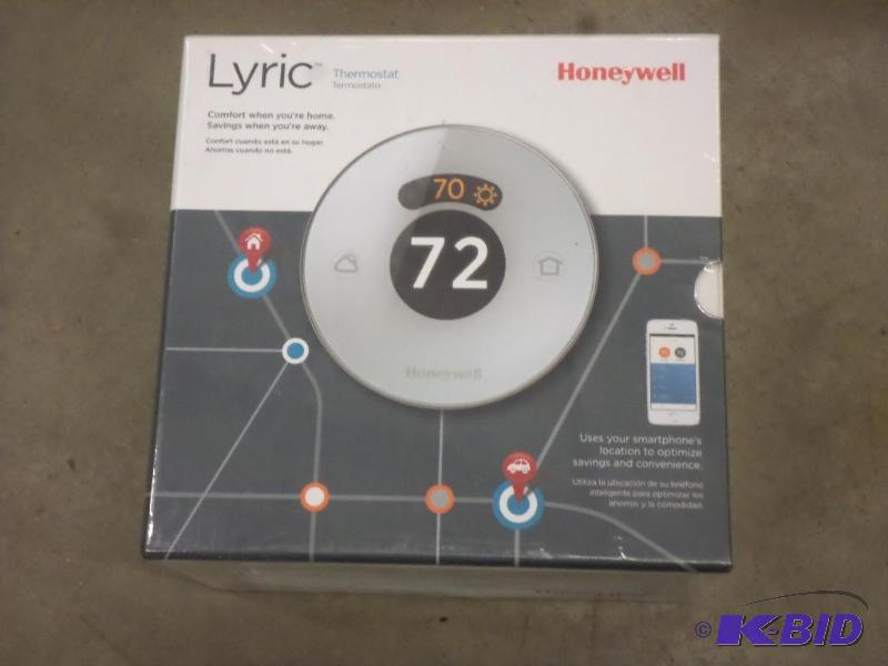 lot 100 image: New Honeywell Lyric Smart Thermostats...