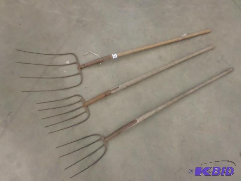 lot 107 image: Lot Of (3) Pitch Forks...