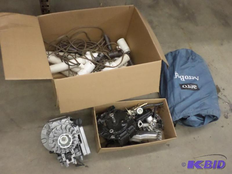 lot 135 image: Lot Of Misc Motor Parts, Aero Bed, Lighting,...
