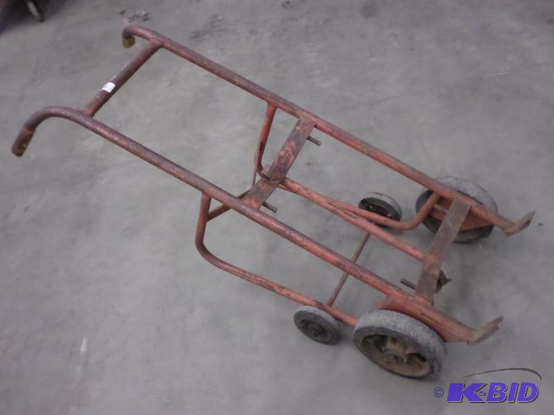 lot 34 image: Industrial 55-Gallon Barrel Dolly...