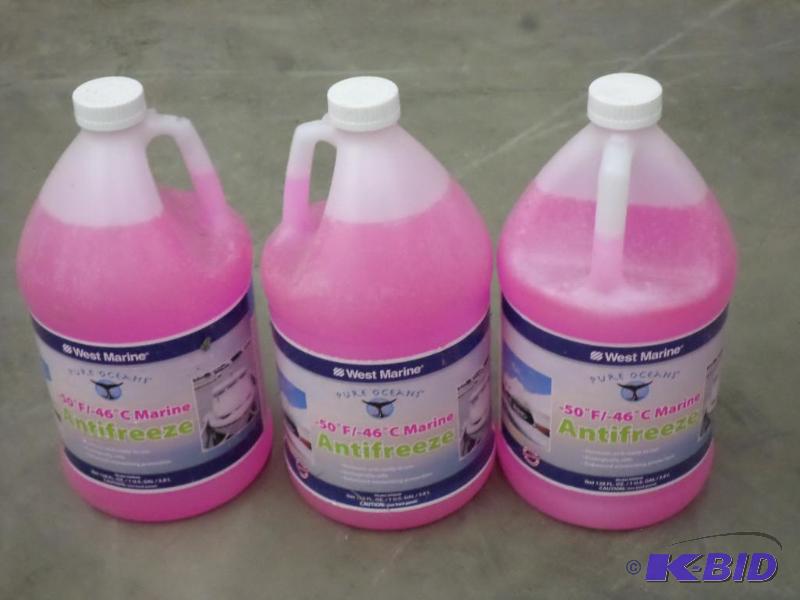 lot 52 image: (3) Gallons Of Marine Anti-Freeze...