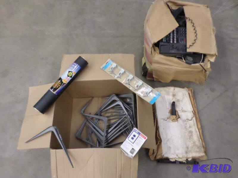lot 54 image: Lot Of Misc Magnetic Dart Board, Shelf Brack...