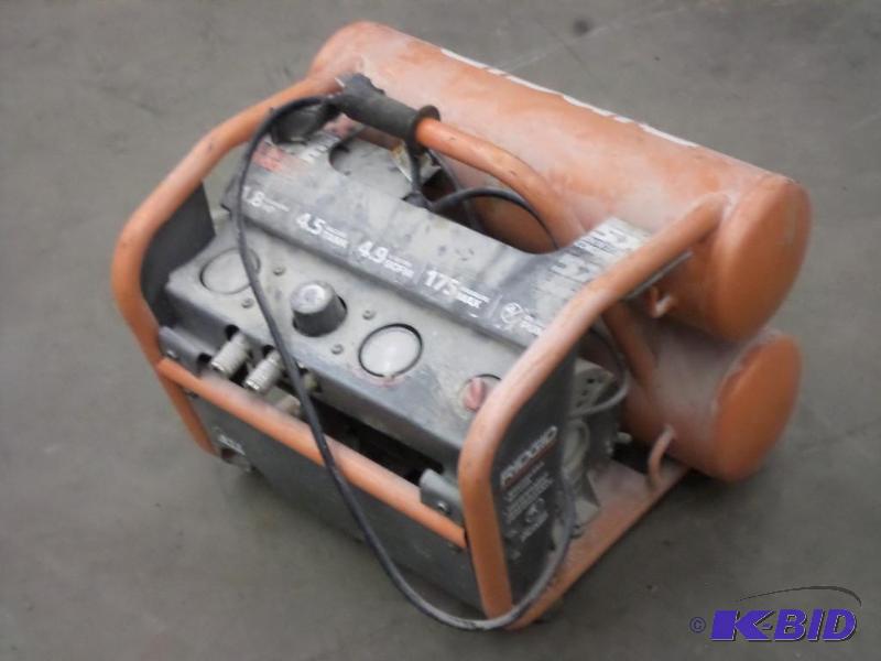 lot 56 image: Ridgid Twin Tank 4.5-Gallon 175PSI Air Compre...