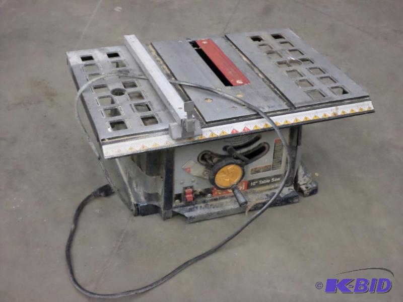 lot 77 image: Ryobi 10" Tablesaw, Used...
