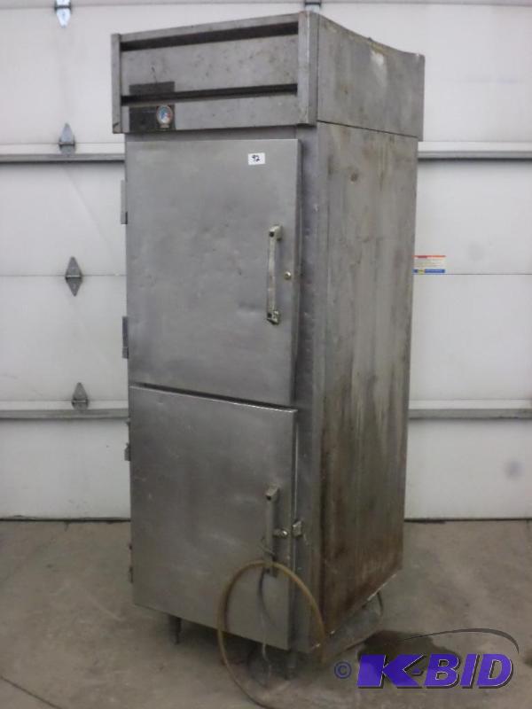 lot 92 image: Glenco-Star Stainless Steel Double Door Refri...