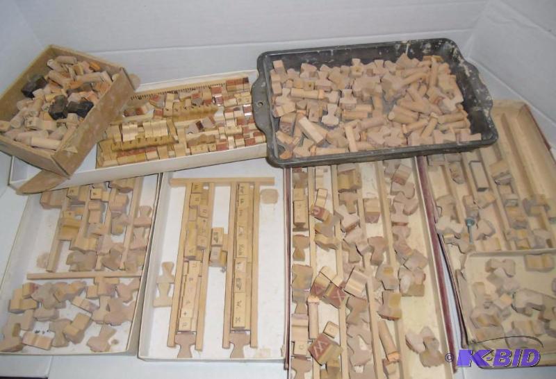 Large Lot of Rubber Stamps - Alphabet, Numbers, Punctuation and More Lot RS-3