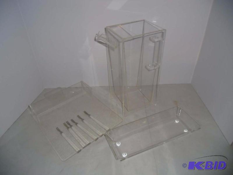 More Vintage Clear Lucite  Tall Pitcher, Cheese Board, Cracker Tray, Pickle Forks Lot #2