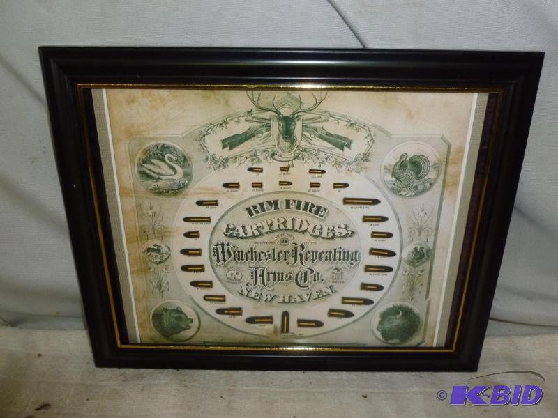 lot 106 image: Winchester Repeating Arms Co. framed picture ...