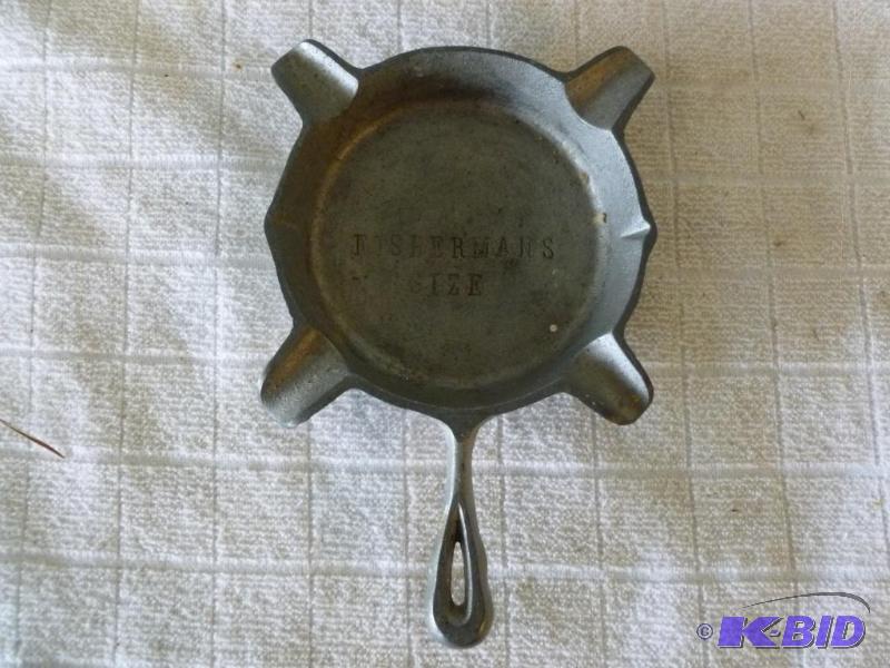 lot 126 image: Collectible Fishermans Size cast aluminum fr...