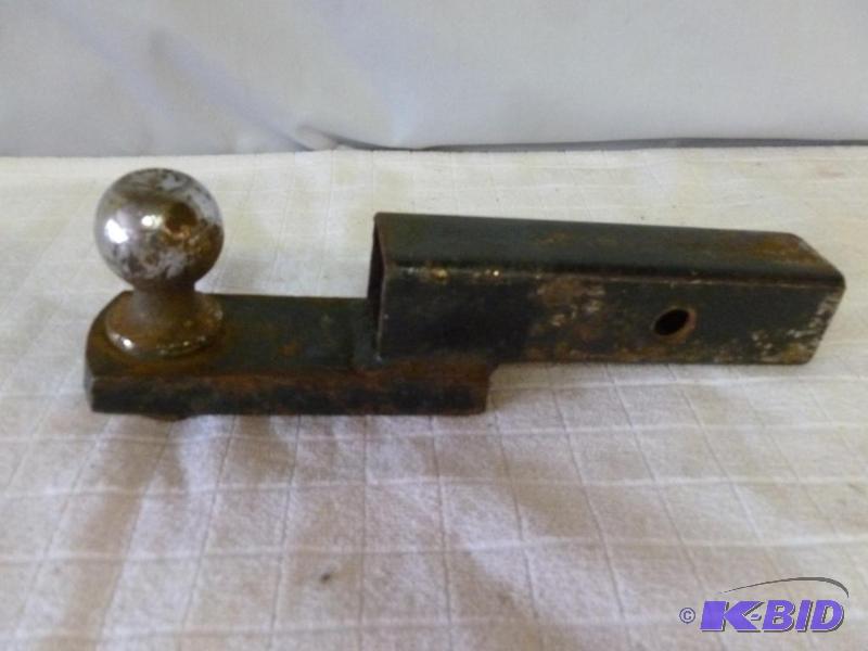 lot 13 image: Heavy duty receiver hitch with 1 78" ba...