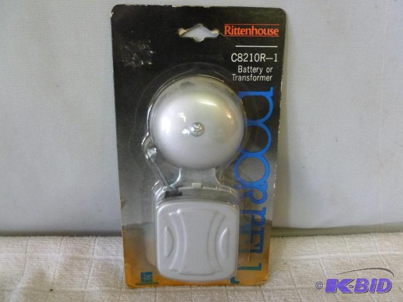 lot 144 image: Rittenhouse doorbell model C8210-1 battery or...