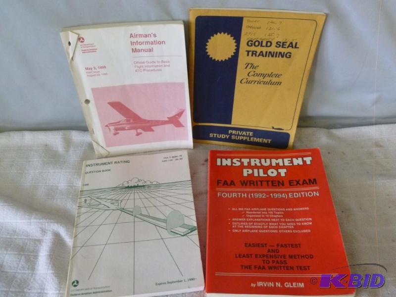 lot 158 image: Lot of four aircraft manual and training type...