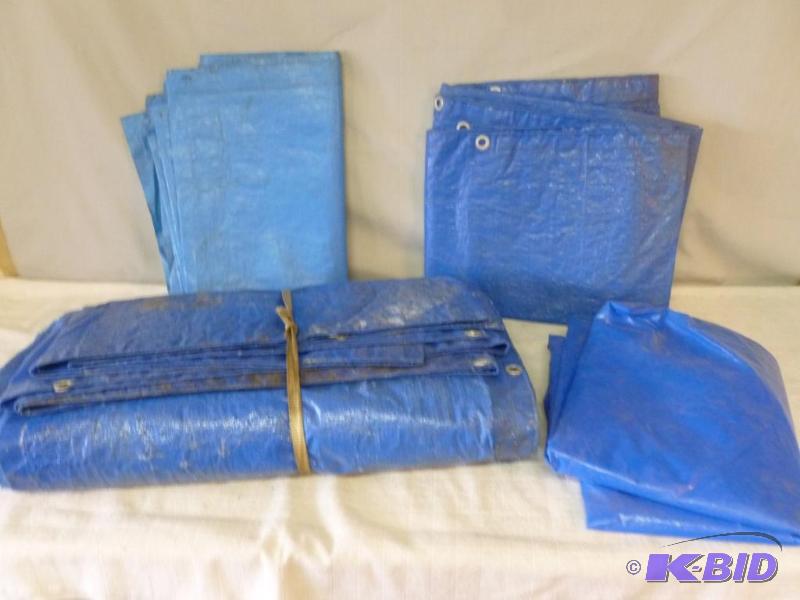 lot 30 image: Lot of three tarps....