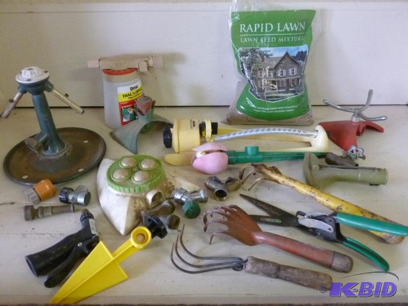 lot 47 image: Large lawn and garden lot that includes vinta...