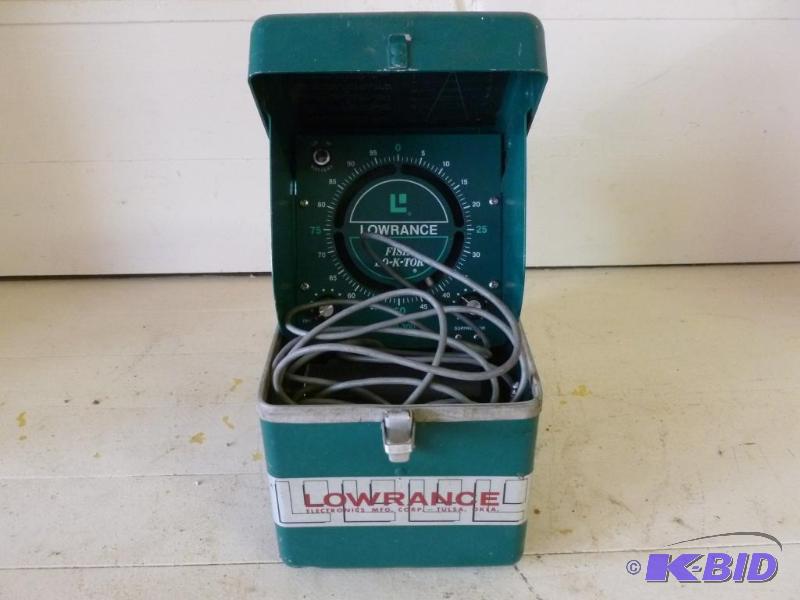 lot 51 image: Vintage Lowrance Fish Lo-K-Tor....
