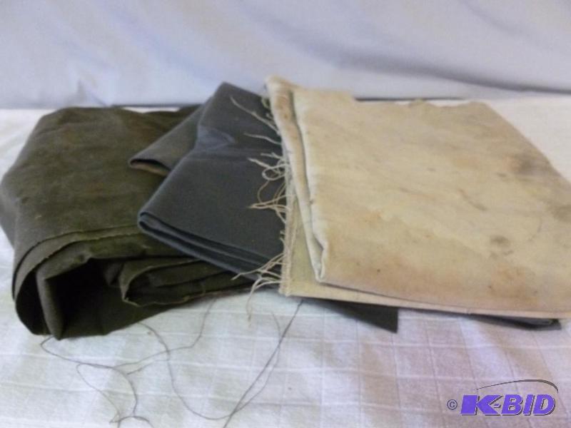 lot 79 image: Large group of canvas for fish&nbsphouse pat...