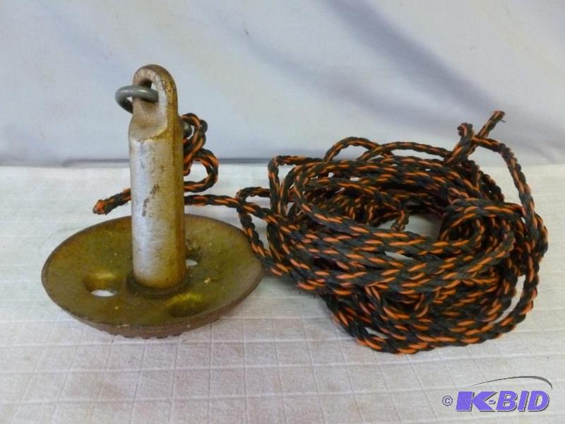 lot 81 image: Roloff Manufacturing Co. 12 lbs mushroom boat...