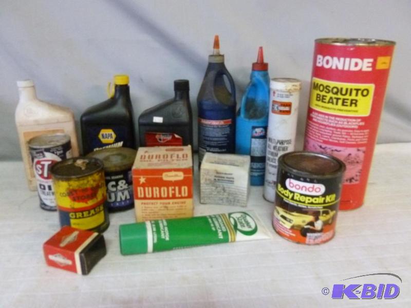 lot 84 image: Large lot of motor oils and lubricants that i...