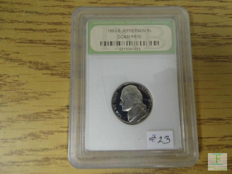 1993 S Proof Jefferson Nickel