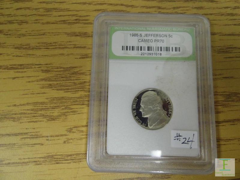 1986 S Proof Jefferson Nickel