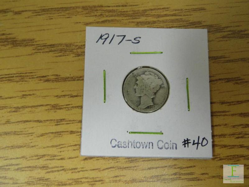 1917 S Mercury Dime