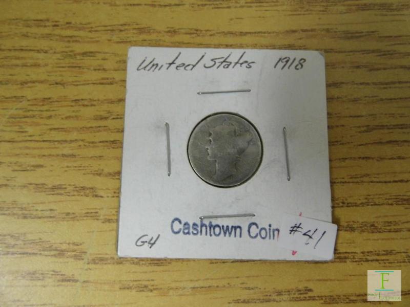 1918 Mercury Dime