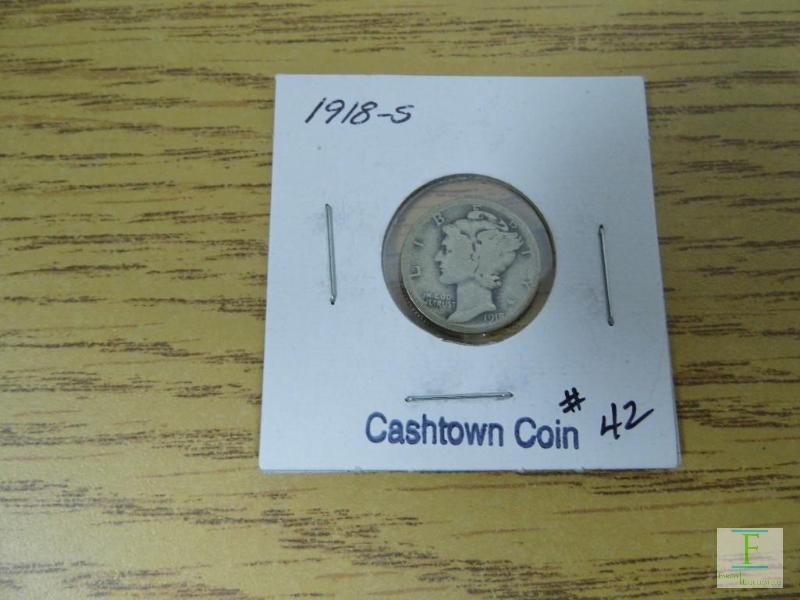 1918 S Mercury Dime