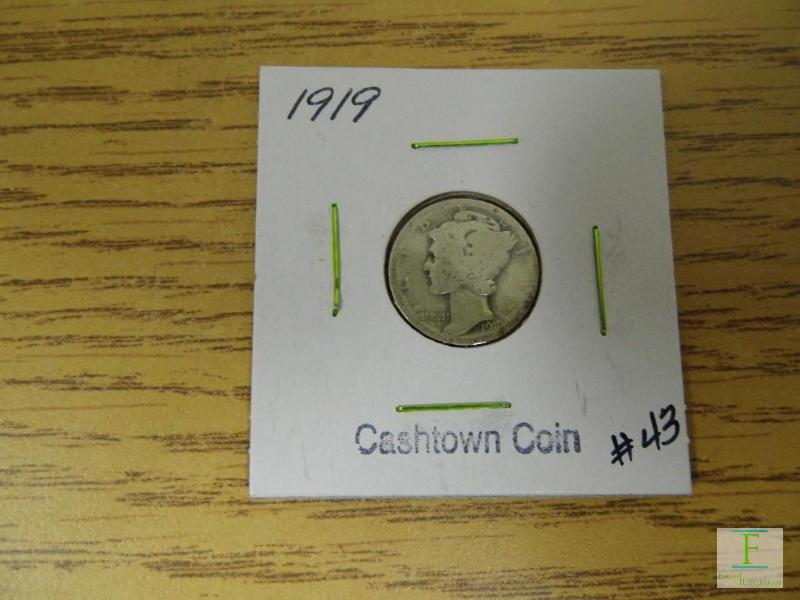 1919 Mercury Dime