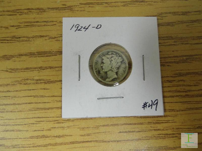 1924 D Mercury Dime