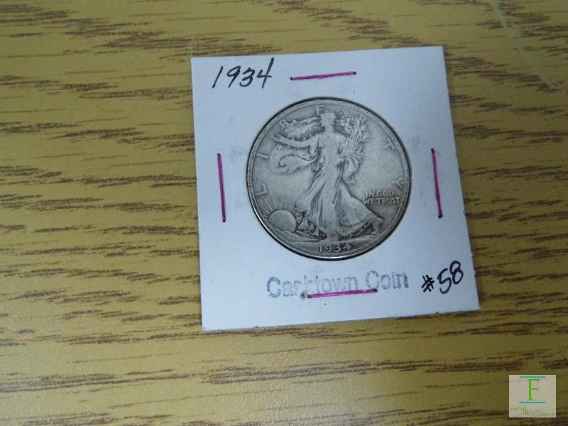 1934 Walking Liberty Half