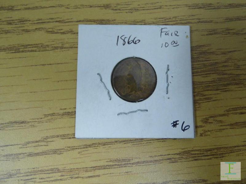 1866 Inidian Head Cent