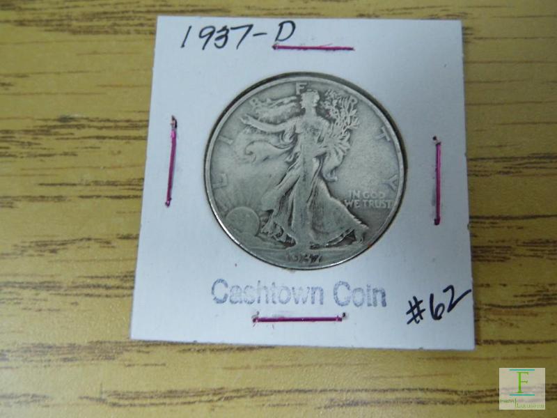 1937 D Walking Liberty Half