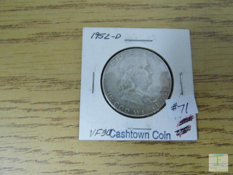 1952 D Franklin Half