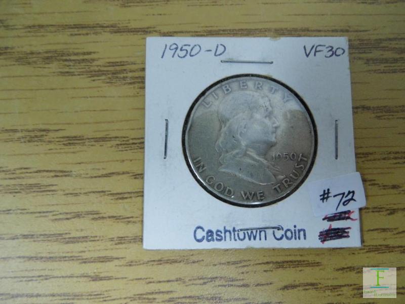 1950 D Franklin Half