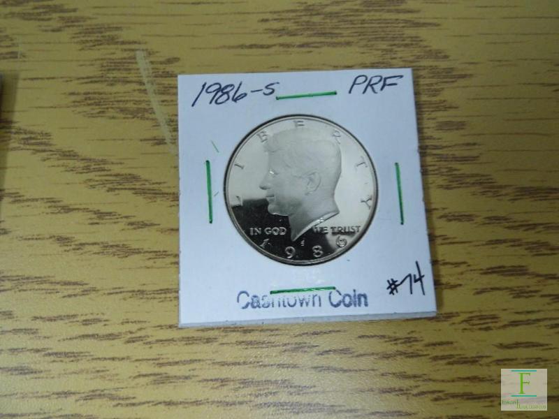 1986 S Proof Kennedy Half