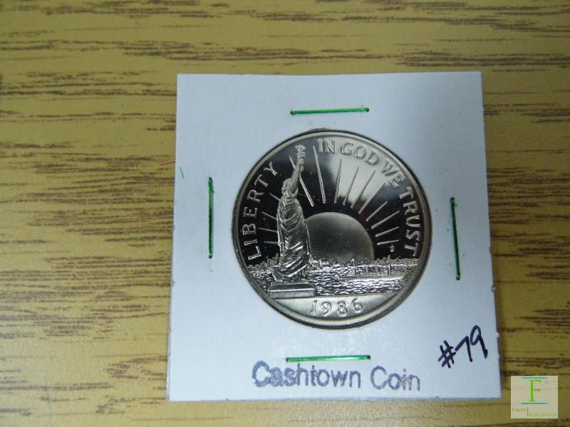 1986 D Statue Of Liberty Half Dollar