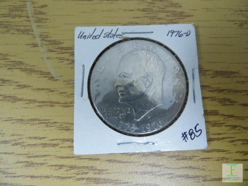 1976 D Ike Dollar