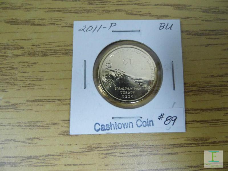 2011 P Wampanoag Treaty Dollar