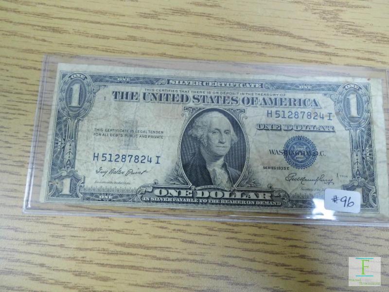 1935 E $1 Silver Certificate